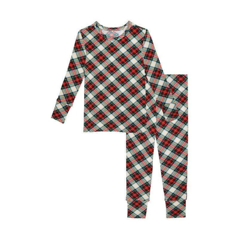 Bamboo Long Sleeve Pajama Set - Marqui (Plaid)
