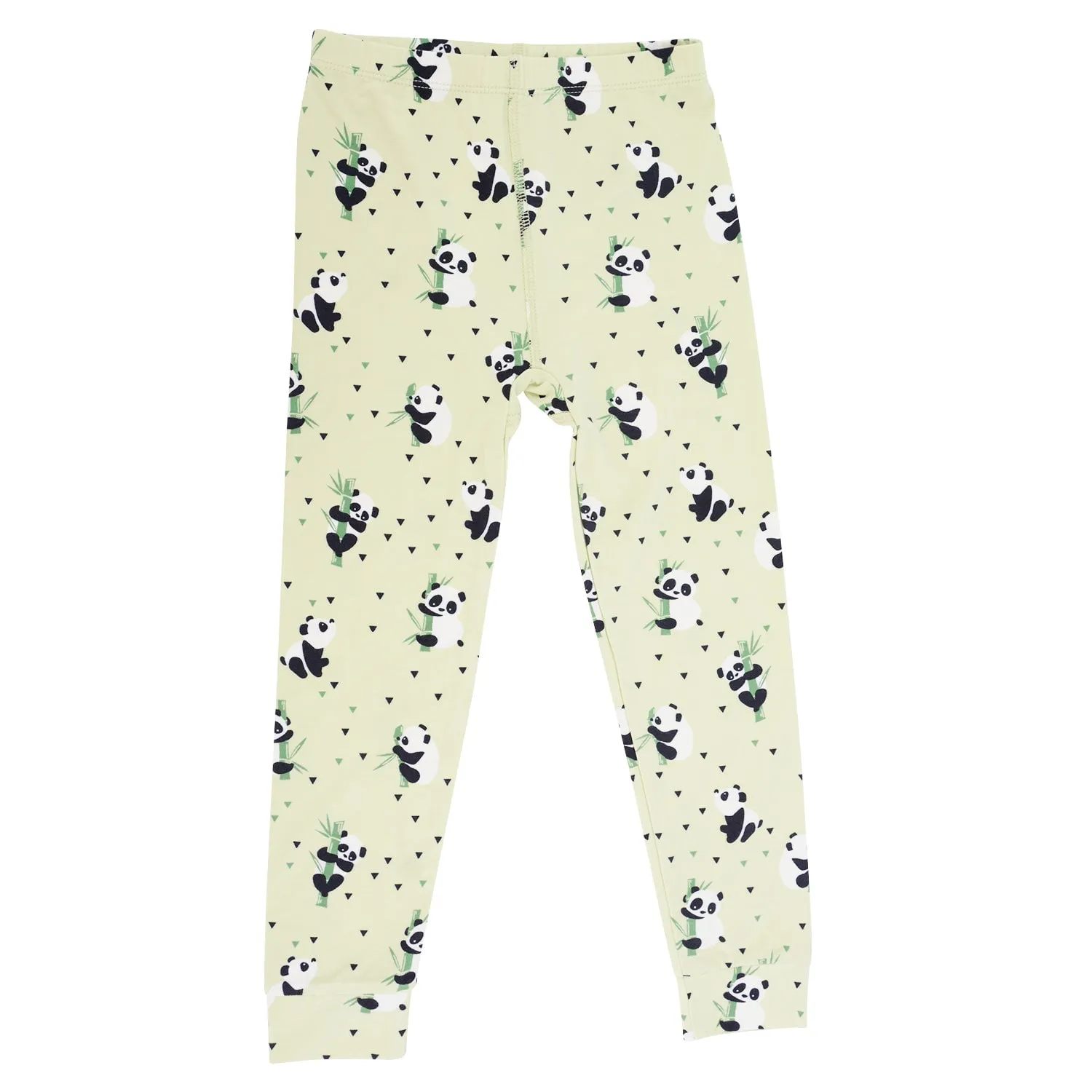 Girls Panda Print Pajamas