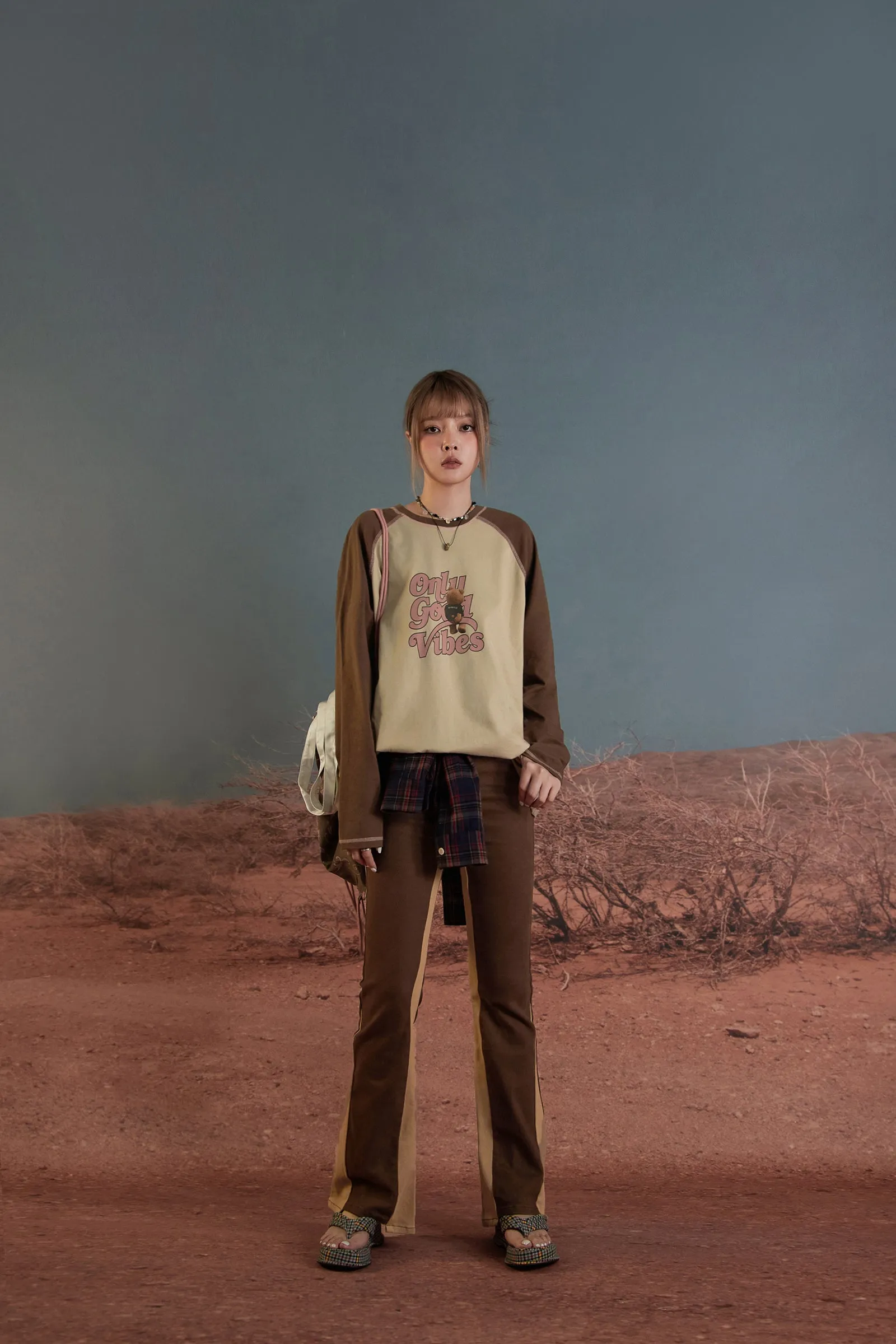 Good Vibes Vintage Loose Fit T-Shirt