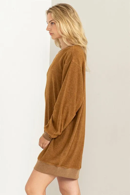 HYFVE Girlfriend Sweatshirt Mini Dress