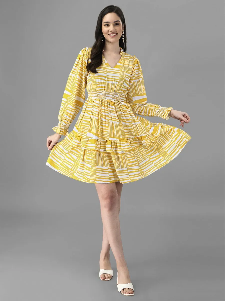 Masakali.co dresses for Women western wear Yellow Dress