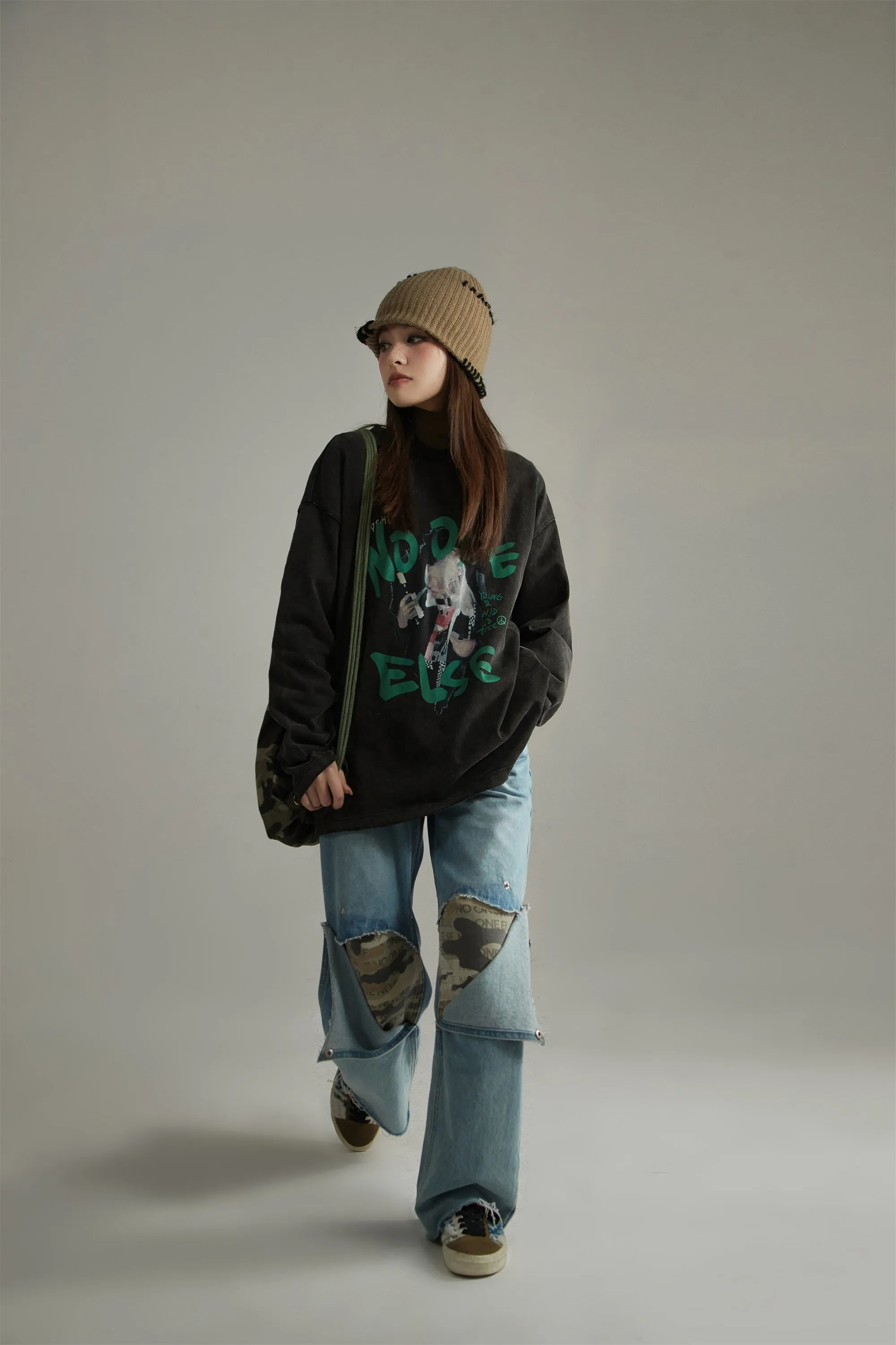 Noe Wild Printed Loose Fit T-Shirt