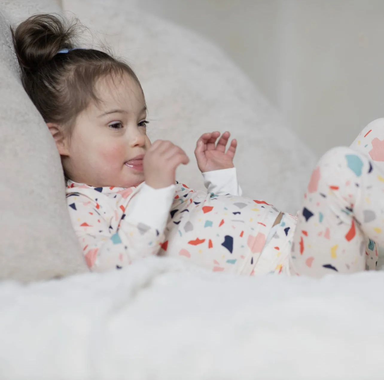 Terrazzo Two-Piece Bamboo Pajamas