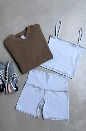 WithLove ♡ Solid Grey Bike Short